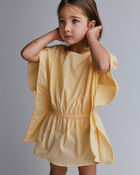Tout-petit fille - Cache-maillot &agrave; pompons - Jaune, image 1 sur 5 diapositives