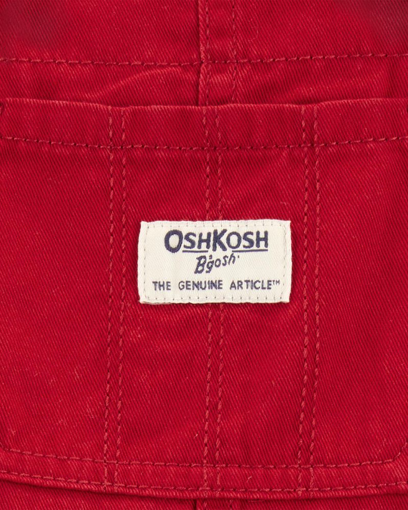 Toddler Twill Eyelet Shortalls, image 3 of 4 slides