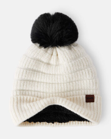 Filles - Tuque en tricot KOMBI Caprice à pompon, 