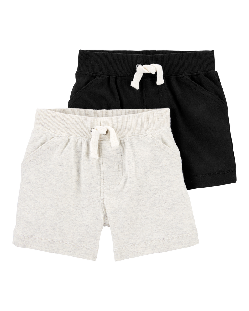 B&eacute;b&eacute; Embalalge de 2 shorts en coton, image 1 sur 3 diapositives