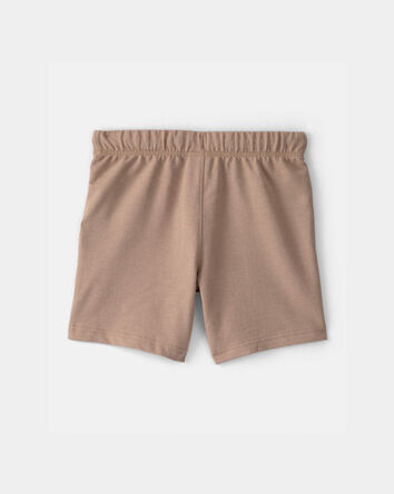 Boys French Terry Shorts - Brown, 