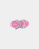 Tout-petit fille - Sandales arc-en-ciel qui clignotent, image 4 sur 6 diapositives