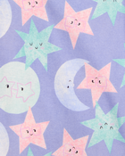 Bébé Pyjama 4 pièces en coton ajusté à lune, image 3 sur 4 diapositives