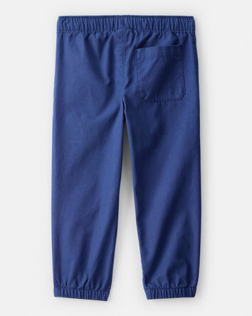Tout-petit garçon - Pantalon mode à enfiler en coton - Marine, 