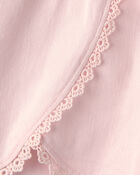Filles - Short &agrave; ourlet dentel&eacute; - Rose, image 3 sur 3 diapositives
