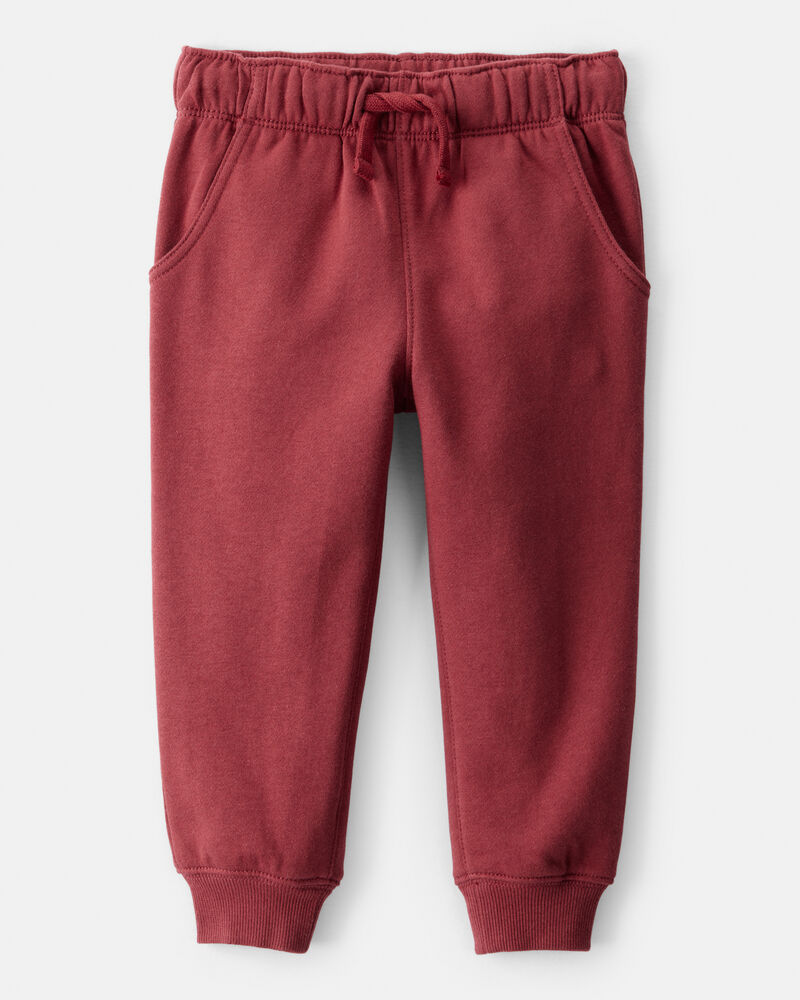 Toddler Boy DayDream Fleece Joggers - Red, image 1 of 4 slides