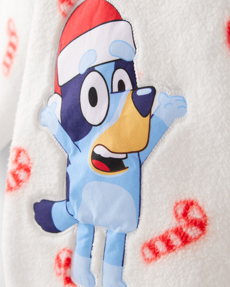 Girls Bluey&trade; Sherpa Hooded Zip-Up Jacket, image 2 of 3 slides