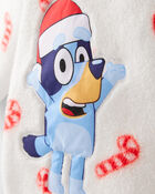 Girls Bluey&trade; Sherpa Hooded Zip-Up Jacket, image 2 of 3 slides