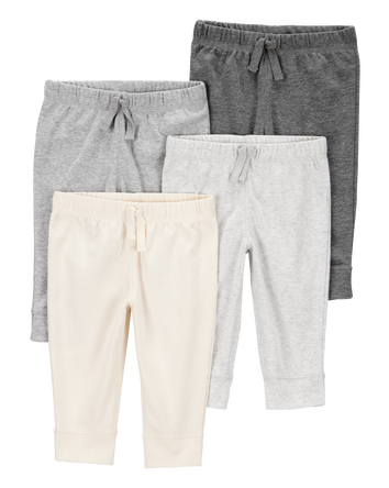 Bébé Emballage de 4 pantalons à enfiler , 