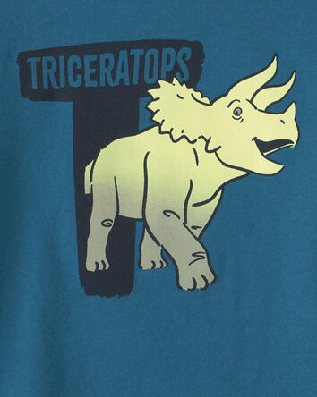 Tout-petit gar&ccedil;on - T-shirt &agrave; imprim&eacute; tric&eacute;ratops - Bleu, 
