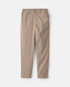 Girls Skinny Uniform Pants - Khaki, image 1 of 4 slides