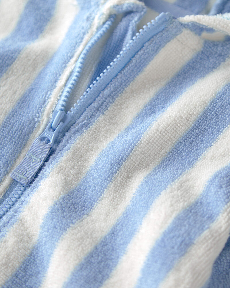 B&eacute;b&eacute; - Cache-maillot &agrave; rayures en coton biologique, image 2 sur 3 diapositives