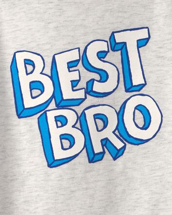 Toddler Boy 'Best Bro' Long-Sleeve Graphic Tee - Grey, 