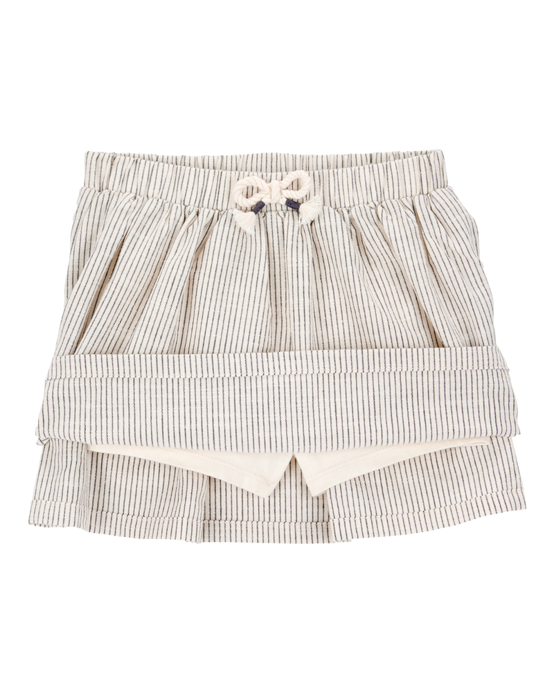 Toddler Striped Pull-On Skort, image 4 of 6 slides