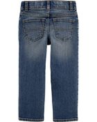 Toddler Classic Jeans In Tumbled Medium Faded Wash, image 2 of 6 slides