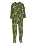 Kid 1-Piece Transformer Fleece Footie Pyjamas, image 1 of 3 slides