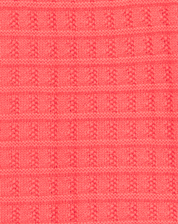 Kid Orange Knit Tank Top , 