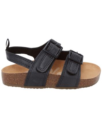 Buckle Footbed Sandals, 