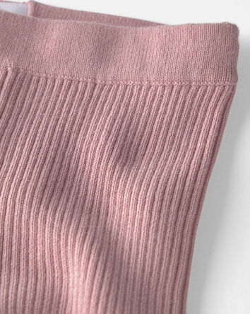 Baby Girl 2-Piece Organic Cotton Sweater Knit Top & Pant Set, 