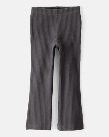 Tout-petit fille - Pantalon évasé en coton – Noir, 