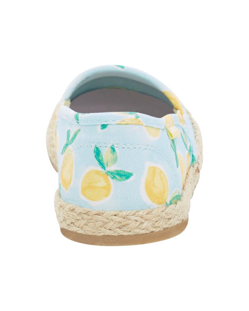 Toddler Lemon Espadrille Shoes, image 4 of 8 slides