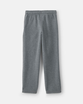 Boys Microfleece Wide-Leg Pants - Grey, 