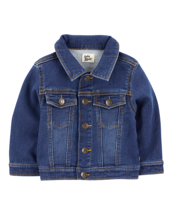 Baby Classic Knit-Like Denim Jacket, 