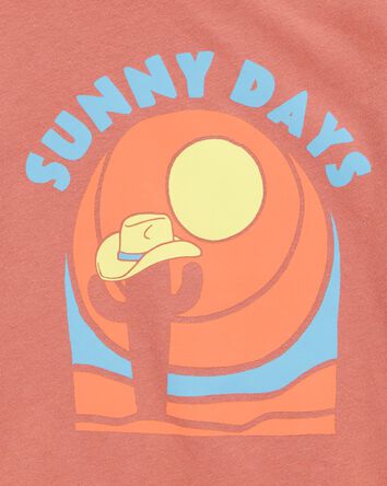 Toddler Sunny Days Graphic Tee - Orange, 