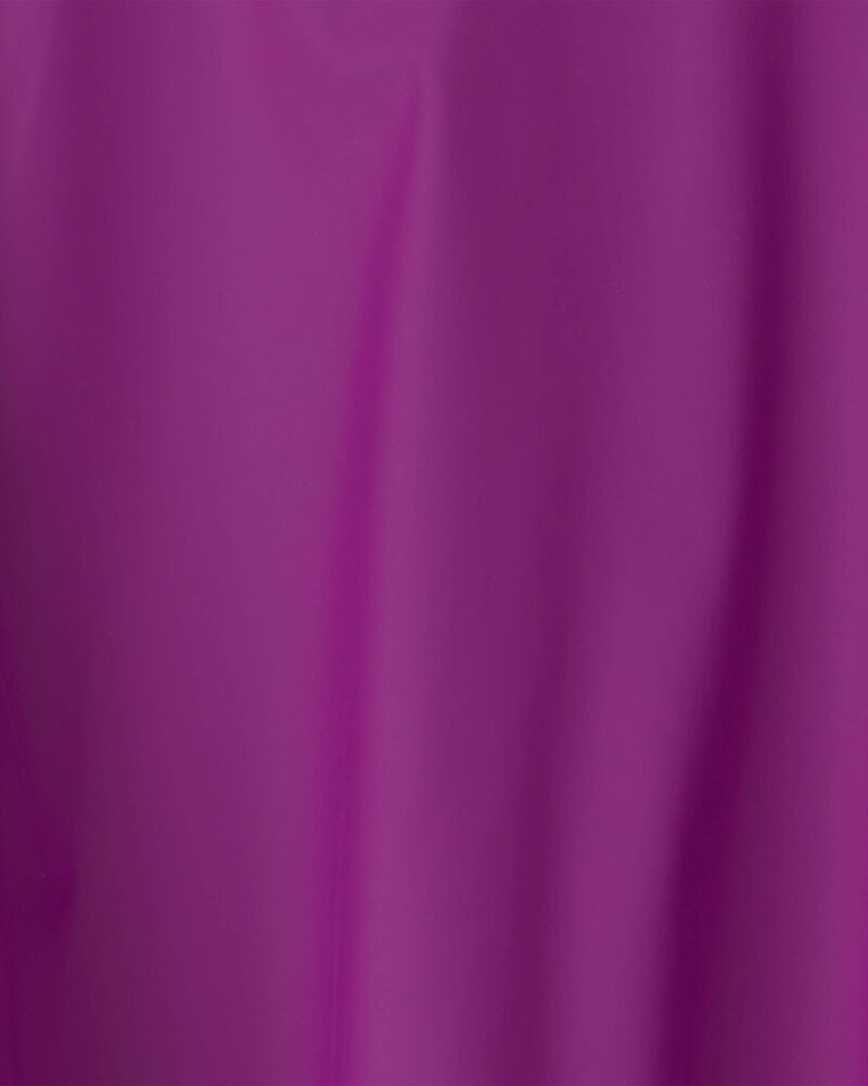 Girls Kombi Rain Poncho - Purple, image 4 of 4 slides