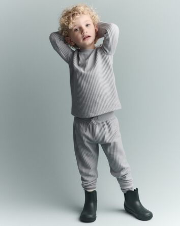 Toddler No-Seam Jogger Pant - Light Blue, 