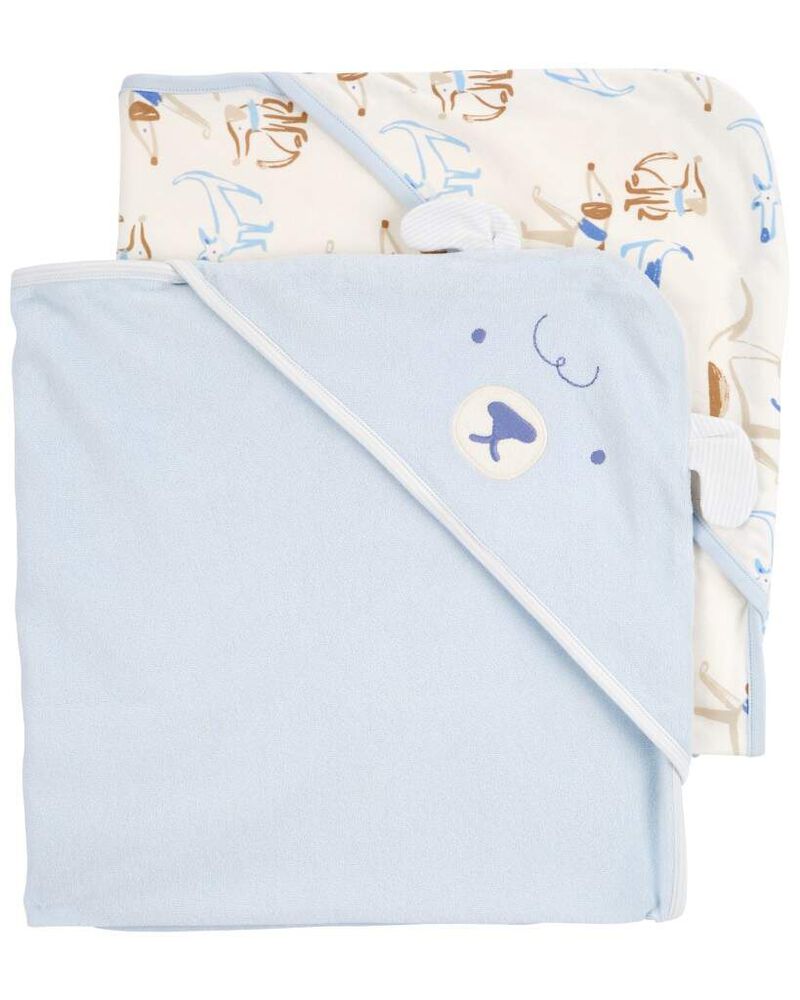 Baby 2-Pack Hooded Baby Towels, image 2 of 2 slides