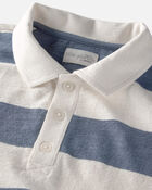 Boys Striped Collared Shirt Made with Organic Cotton, image 2 of 4 slides