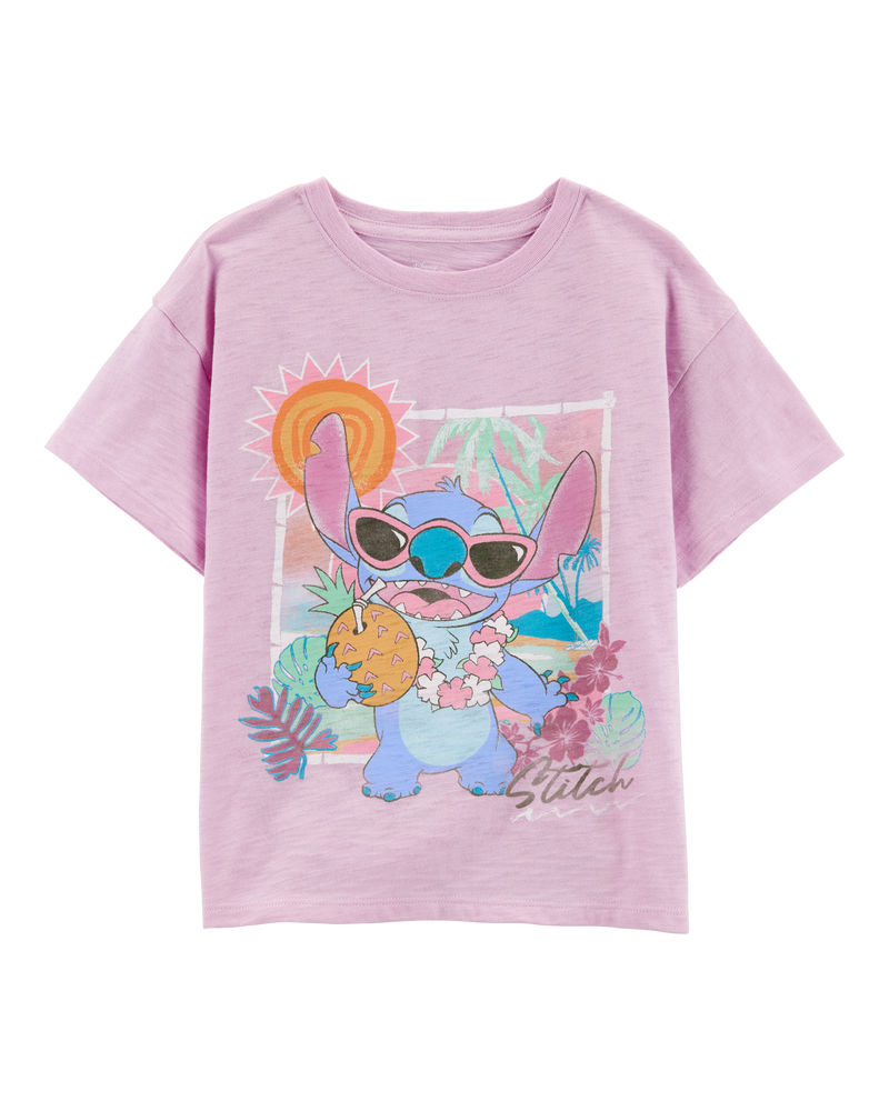 Kid Stitch Graphic Tee - Pink, image 1 of 2 slides