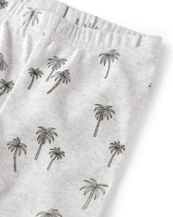Baby 2-Piece Organic Cotton Pajamas in Palm Trees, 