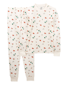 Adult 2-Piece Christmas Thermal Pyjamas, image 1 of 4 slides