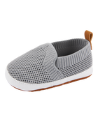 Baby Boy Mesh Slip-On Shoes - Grey, image 6 of 6 slides