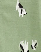 Toddler 1-Piece Dog 100% Snug Fit Cotton Footie Pyjamas, image 2 of 4 slides