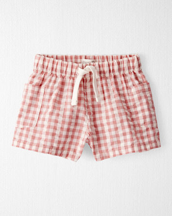 Baby Gingham Shorts Made With Organic Cotton, 