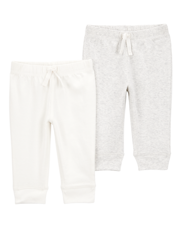 Bébé Emballage de 2 pantalons à enfiler, 