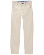 Boys Flat Front Chino Pants, image 1 of 3 slides