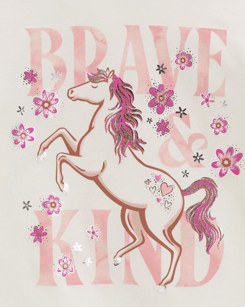Kid Unicorn Flutter Graphic Tee, image 2 of 3 slides