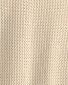 Girls 2-Piece Varsity Sweater - Cream/Blue, image 2 of 3 slides