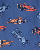 Garçons - Pyjama 2 pièces décontracté à voiture de course, image 2 sur 3 diapositives