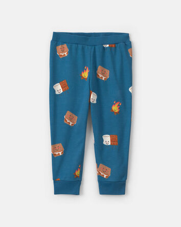 Tout-petit gar&ccedil;on - Pyjama ajust&eacute; 2 pi&egrave;ces en molleton &laquo;S&rsquo;More Sleep&raquo; &ndash; Bleu, 
