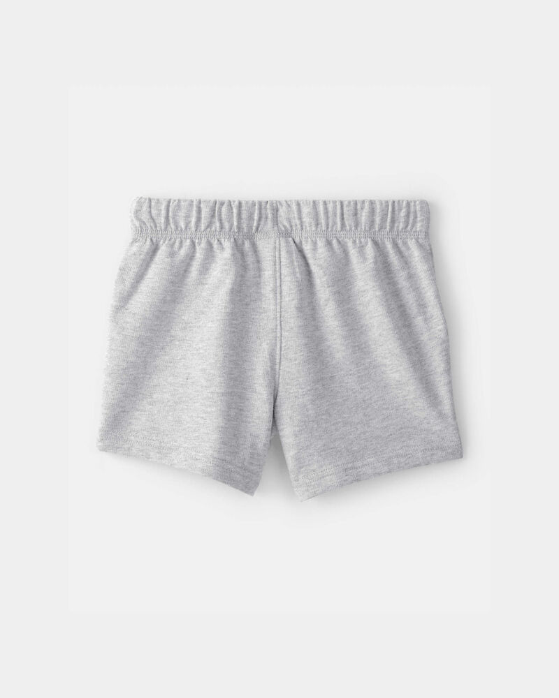 Toddler Boy French Terry Shorts - Grey, image 2 of 4 slides