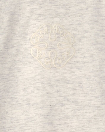 Tout-petit - Chandail en jersey bouclette &agrave; logo OshKosh - Gris, 
