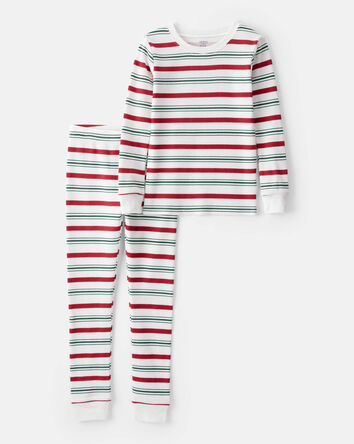 Kid Striped Holiday 2-Piece Pyjama Set , 