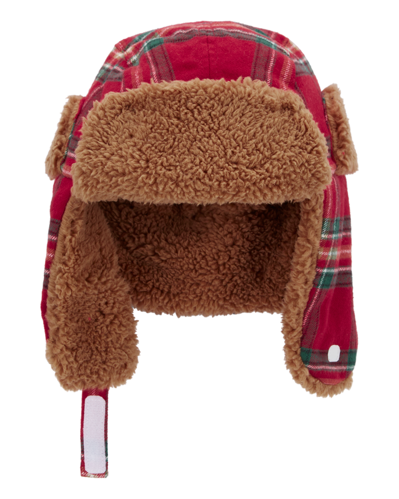 Toddler trapper hat top