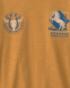 Boys OshKosh Graphic Tee - Gold, image 3 of 9 slides