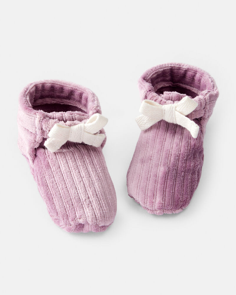 Baby Girl Booties - Pink, image 1 of 2 slides